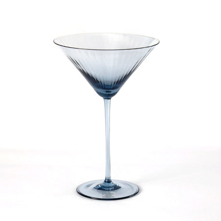 Quinn Optic Martini Glasses / Ocean / Set of 2