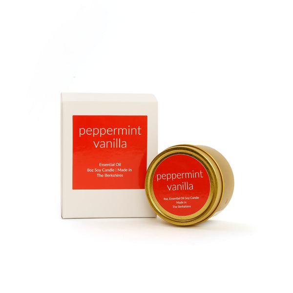 Essential Oil Candle / Peppermint Vanilla