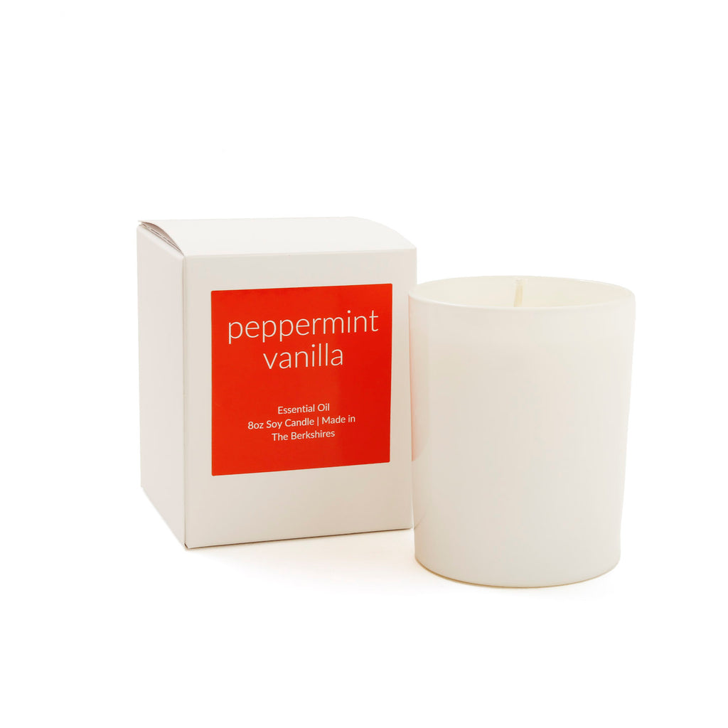 Essential Oil Candle / Peppermint Vanilla