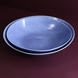 Davistudio Small Low Serving Bowl / Periwinkle