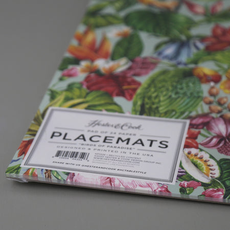 Paper Placemat Pack / Birds of Paradise