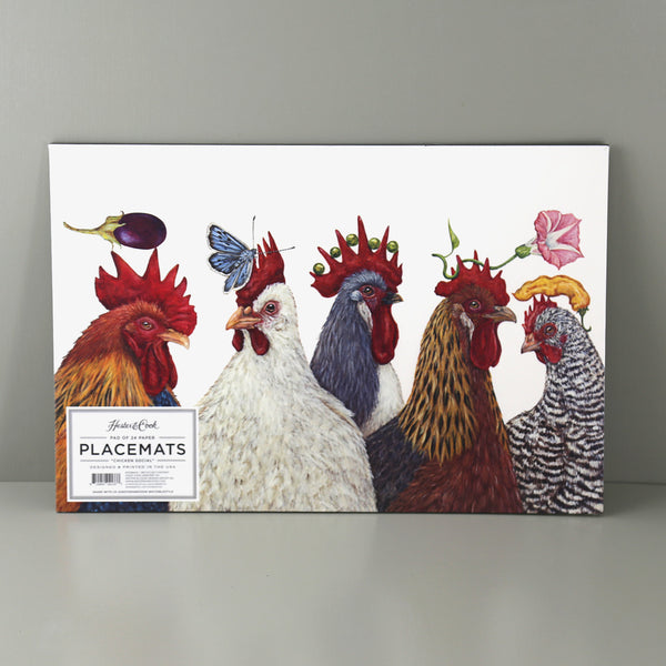 Paper Placemat Pack / Chicken Social