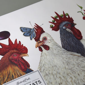 Paper Placemat Pack / Chicken Social