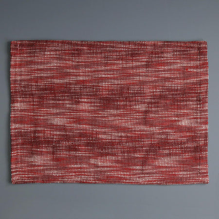 Medley Placemat / Red FINAL SALE