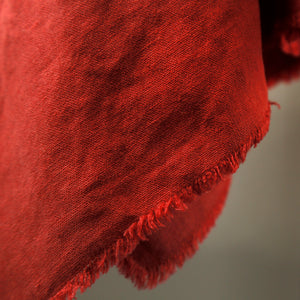 Red Pear Linen Tablecloth