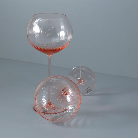 Quinn Optic Red Wine Glasses / Rosalin / Set of 2