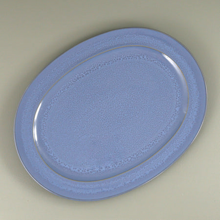 Rhapsody Oval Platter / Blue