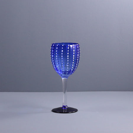 Perle Wine Glass / Cobalt  Blue