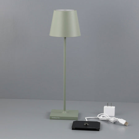 Wireless LED Table Lamp / Sage Green