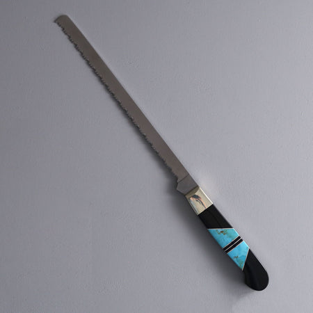 Turquoise & Jet Bread Knife