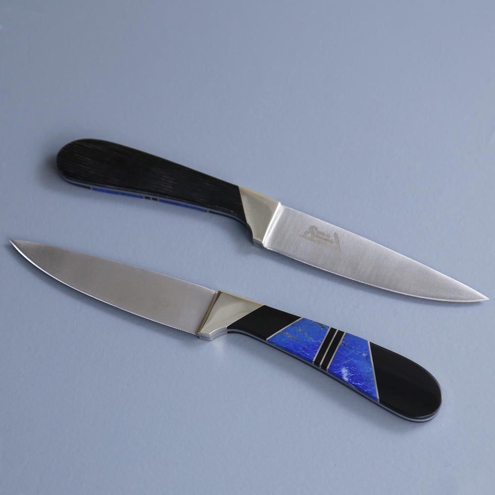 Vein Turquoise Steak Knife Set + sett One Mercantile / Sett