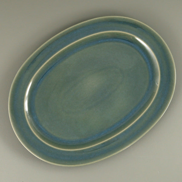 Stillwater Oval Platter / Verde