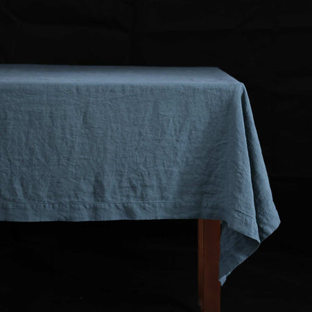 Stonewashed Linen Tablecloth / Balsam 67 x 98"