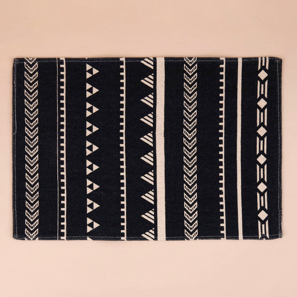 Symmetry Cotton Placemats / Midnight