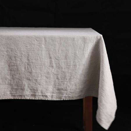 Terra Linen Rectangle Tablecloths / Natural