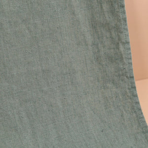 Terra Linen Table Runners /  Spa Green