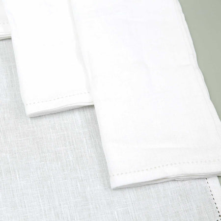 Vikolino Linen Napkin Sets (4pc) / White