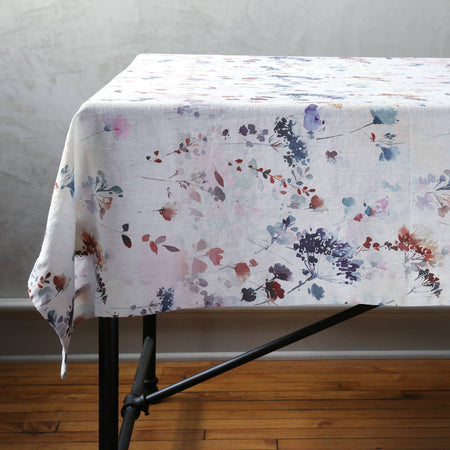 Watercolor Linen Tablecloth