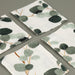 Eucalyptus on White Linen Coasters / Set of 4