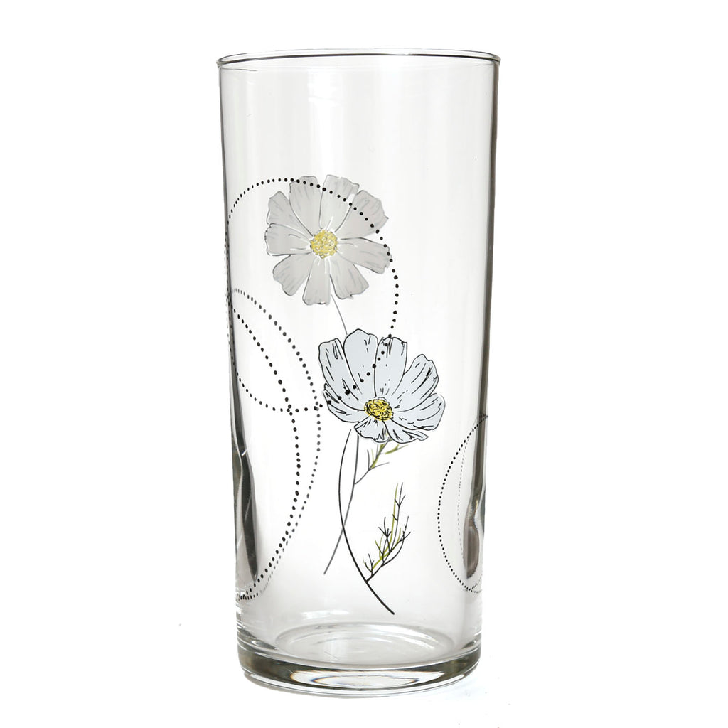 Illustrated Floral Glasses