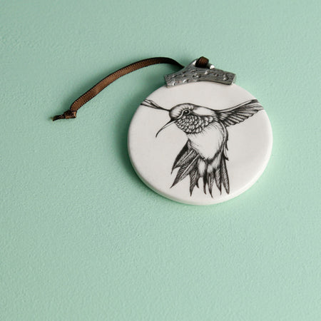 Laura Zindel Ornament / Hummingbird #2