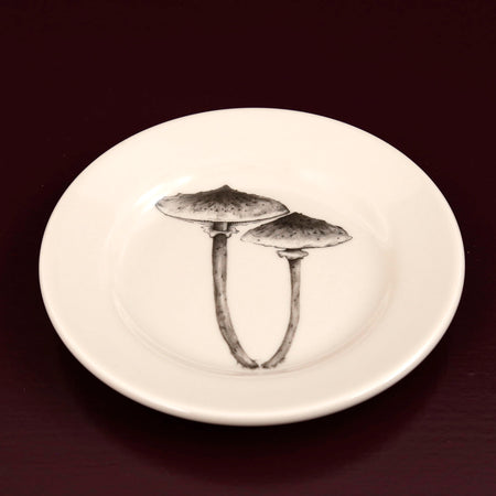 Laura Zindel Bistro Plate / Parasol Mushroom #6