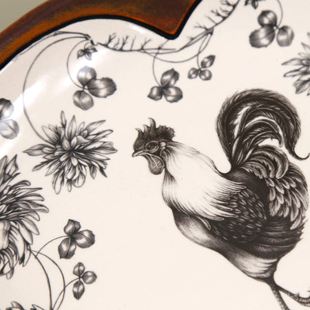 Laura Zindel Small Serving Dish / Rooster