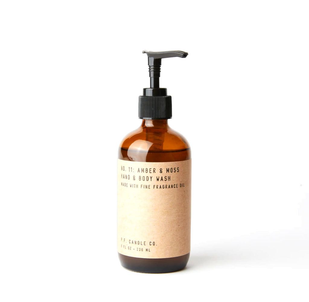 P. F. Candle Co. Hand & Body Wash / Amber & Moss