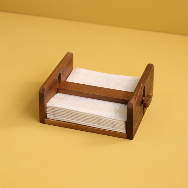 Wooden Napkin Holder / Cocktail