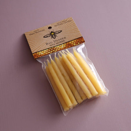 Big Dipper Beeswax Birthday Candles /12pc