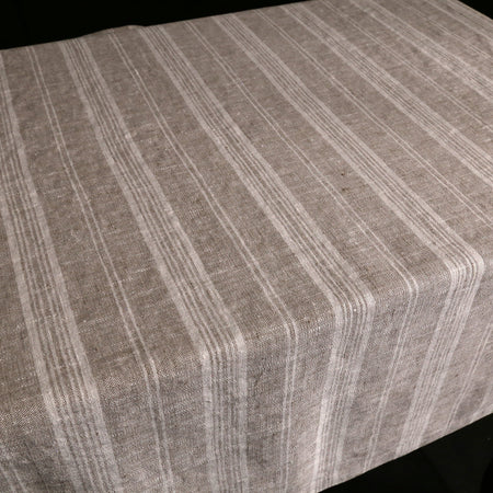 Multi Stripe Linen Rectangle Tablecloths / Birch