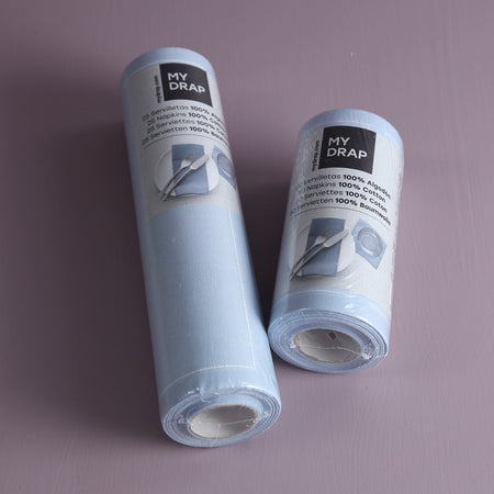 Cotton Luncheon Napkins Roll / Foggy Blue