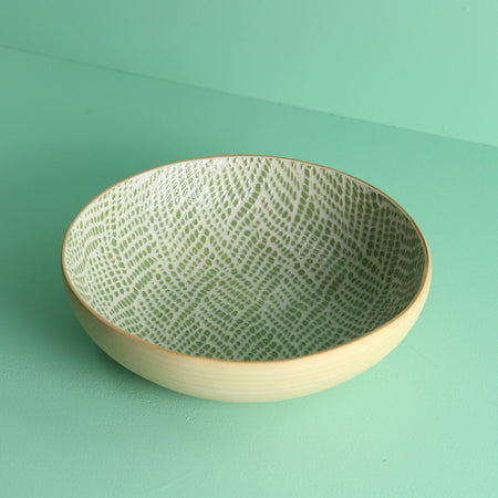 Terrafirma 8" Round Bowl / Braid / Citrus