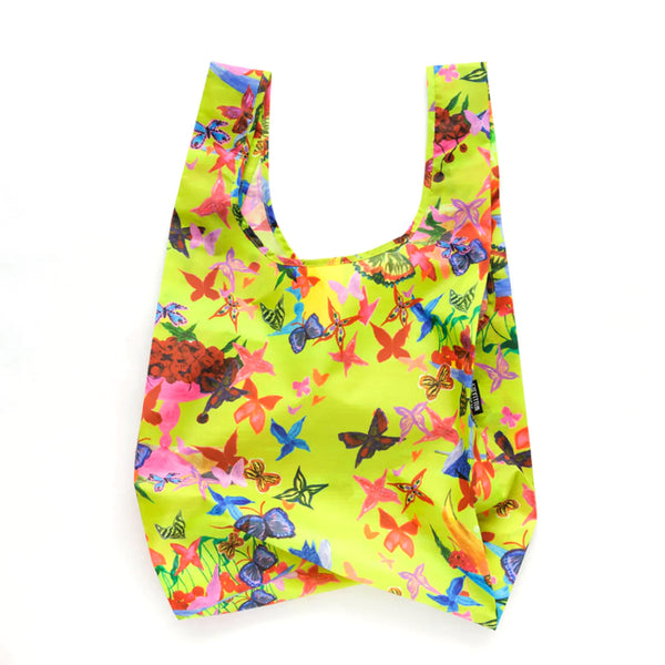 Baggu Horizontal Canvas Duck Bag / Ditsy Floral / Zipper Closure