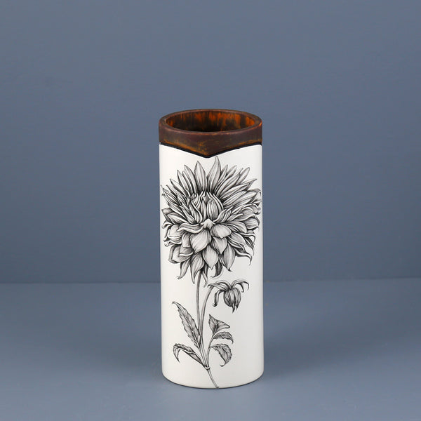 Laura Zindel Canister Vase / Small / Cactus Dahlia