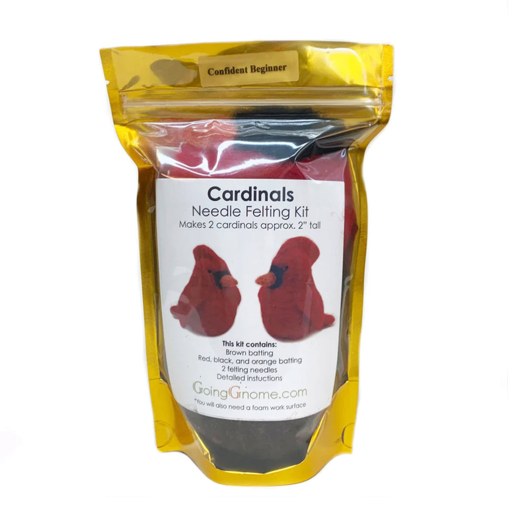 Needle Felting Kit / Cardinals