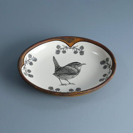 Laura Zindel Small Serving Dish / Carolina Wren