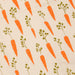 Hand Printed Tea Towel / Carrots