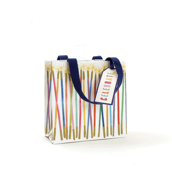 Designer Gift Bag / Small Square Party Candles