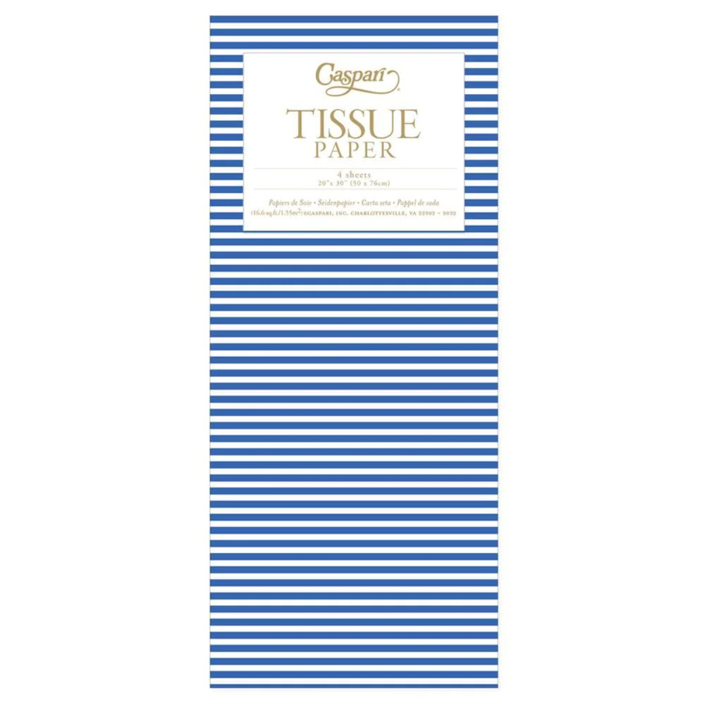 Tissue Paper Sheets / Mini Stripe Navy