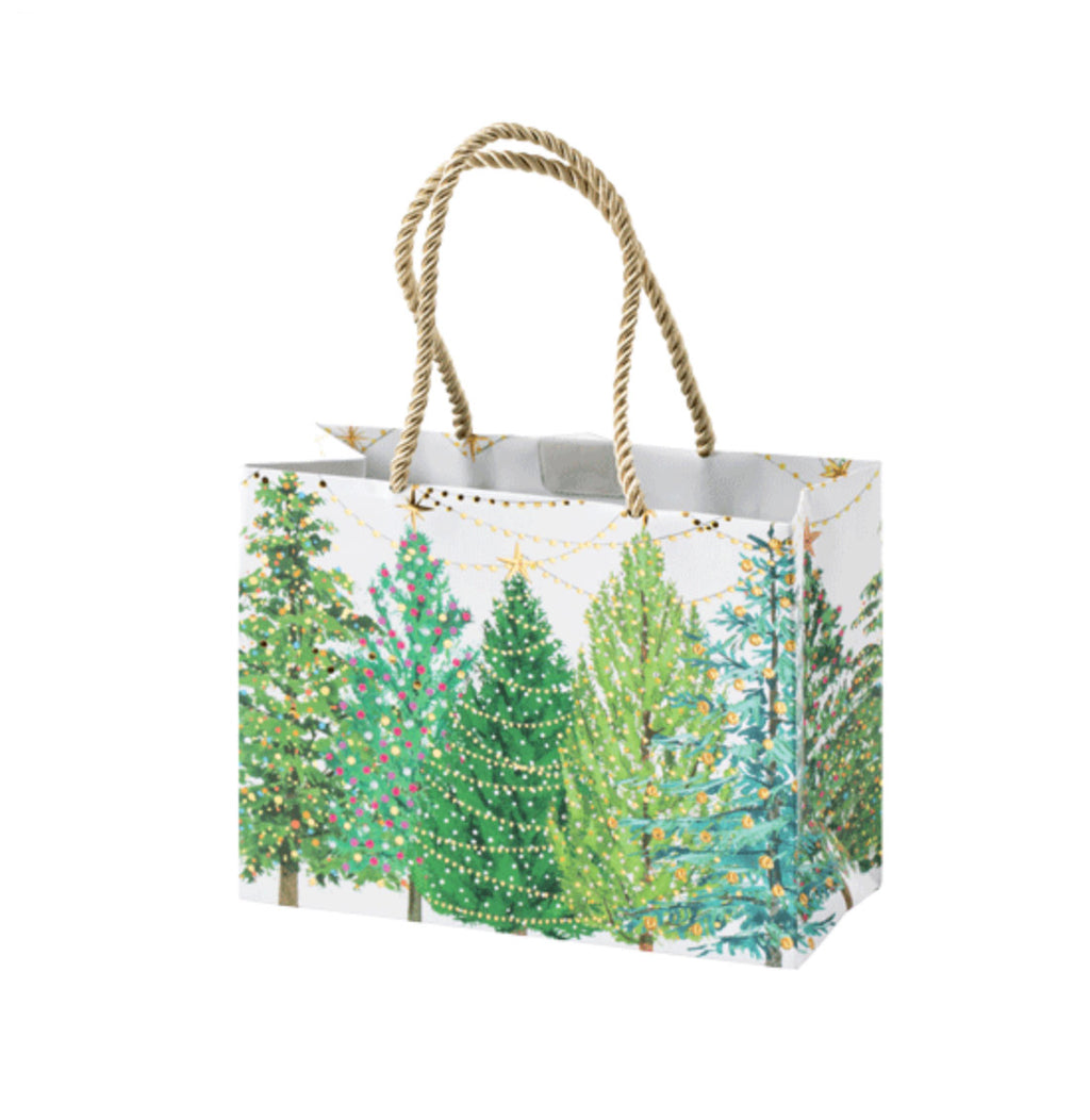Designer Gift Bag / Small Christmas Tree With Lights