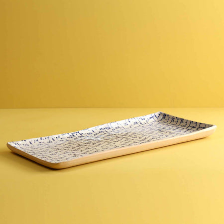 Terrafirma Tart Tray / Maze / Cobalt