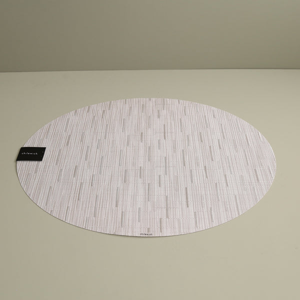 Chilewich Vinyl Placemats / Bamboo Coconut Oval