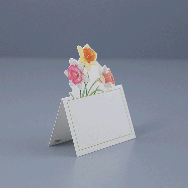 Caspari Paper Place Cards / Daffodil Waltz