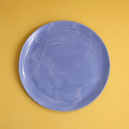 Davistudio Round Serving Platter / Periwinkle