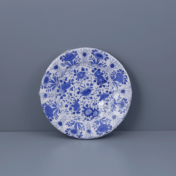Caspari Paper Salad & Dessert Plates / Delft Blue