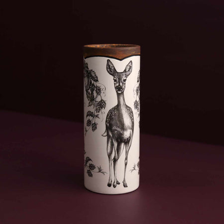 Laura Zindel Canister Vase / Small / Fallow Doe