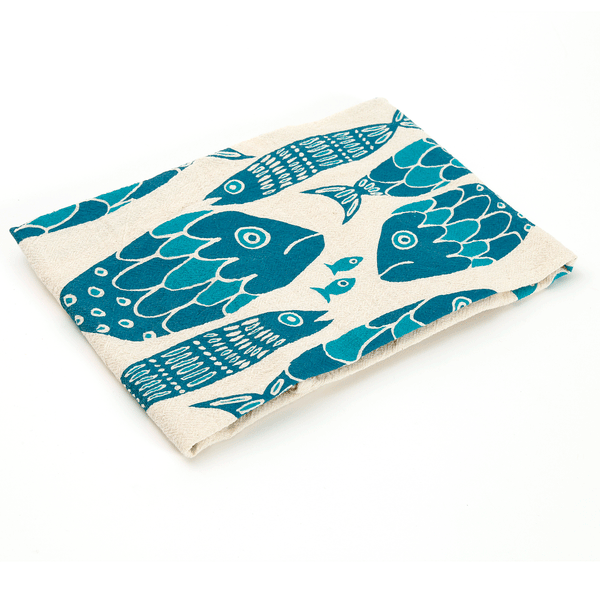 Noon Designs Organic Kitchen Towel / Fish