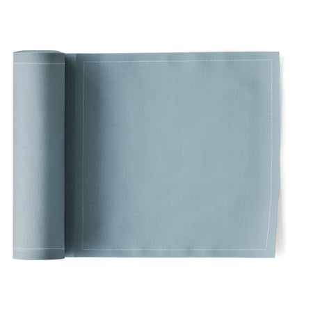 Cotton Luncheon Napkins Roll / Foggy Blue