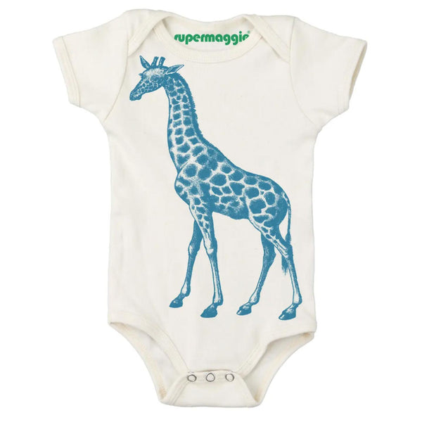 Supermaggie Organic Cotton Baby Onesie / Giraffe
